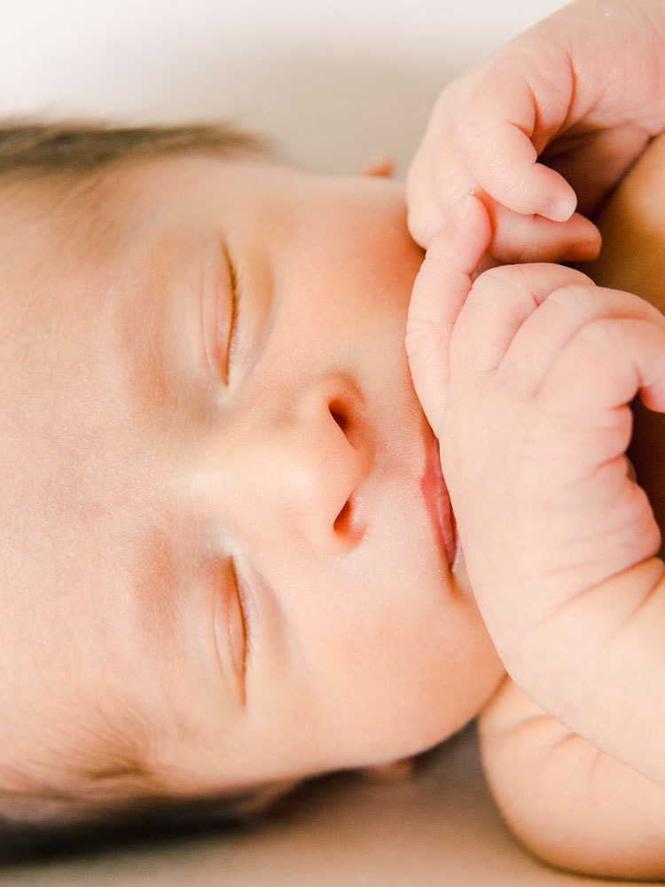 Newborn details, In-home newborn photography photo inspiration by Juliana Kaderbek Photography, Cleveland Newborn Photographer