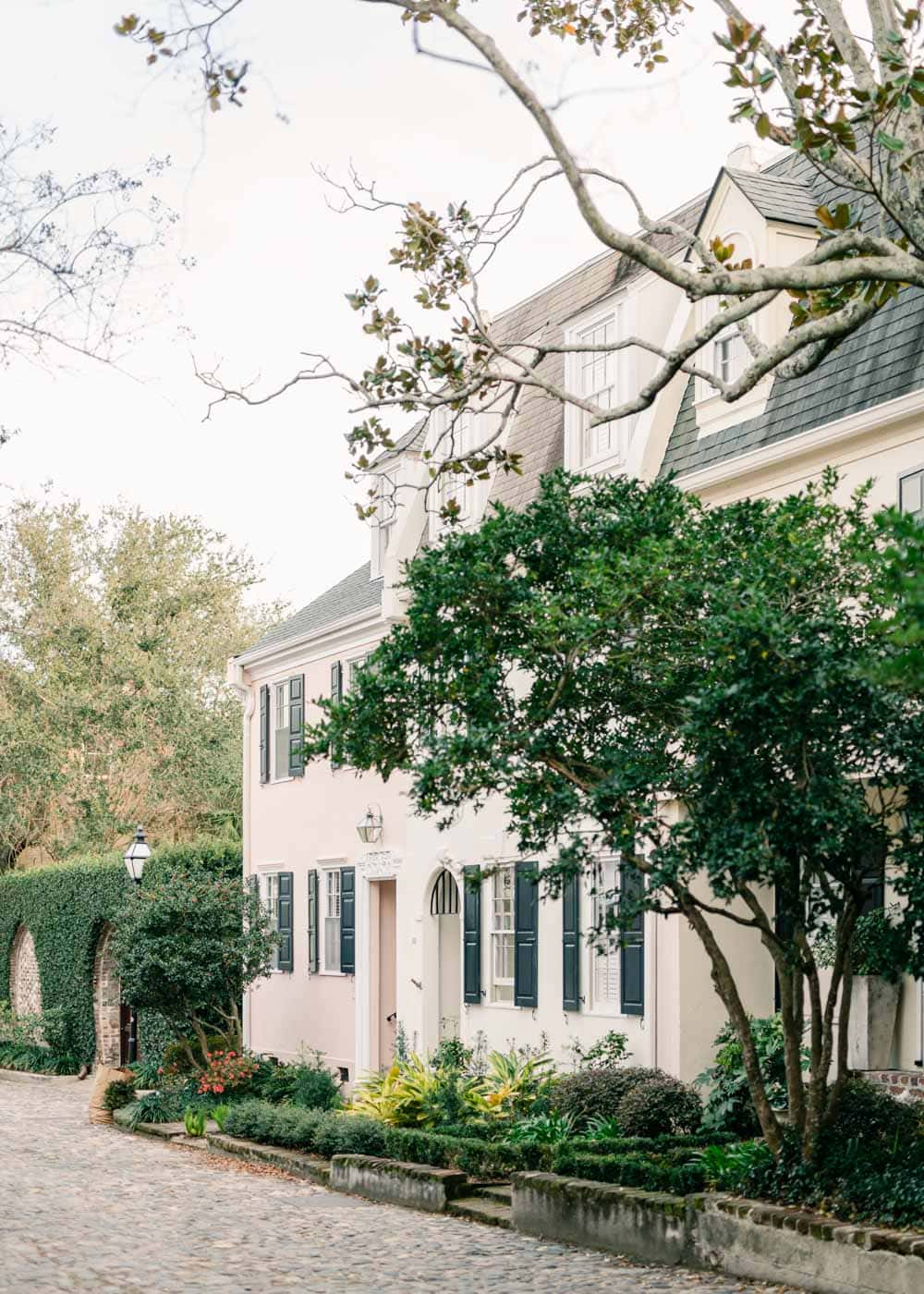 Pastel house in Charleston SC
