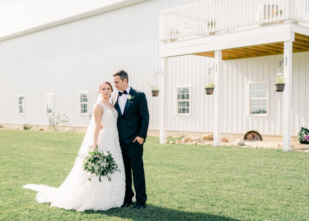 White Rose Barn wedding photographed by Juliana Kaderbek Photography, Cleveland wedding photographer