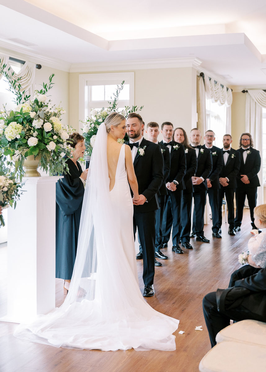 Glidden House wedding ceremony