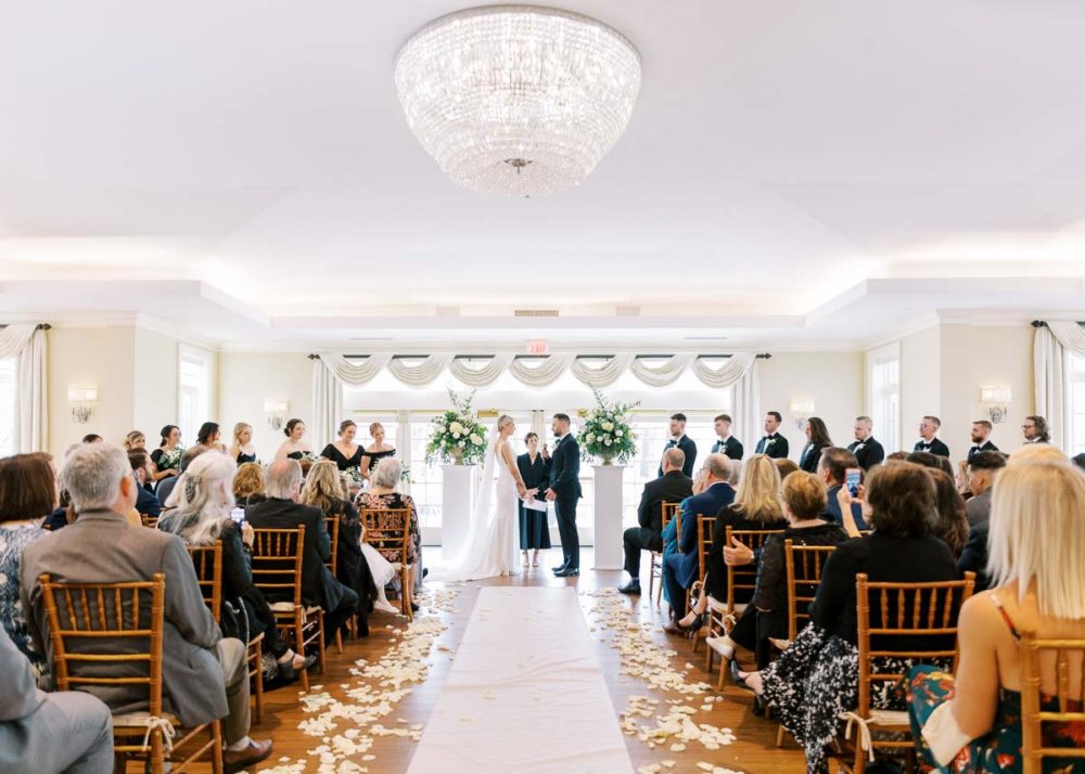 Glidden House wedding ceremony