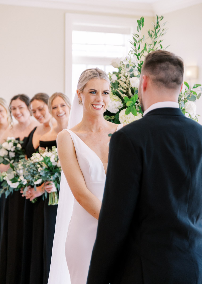 Glidden House wedding ceremony