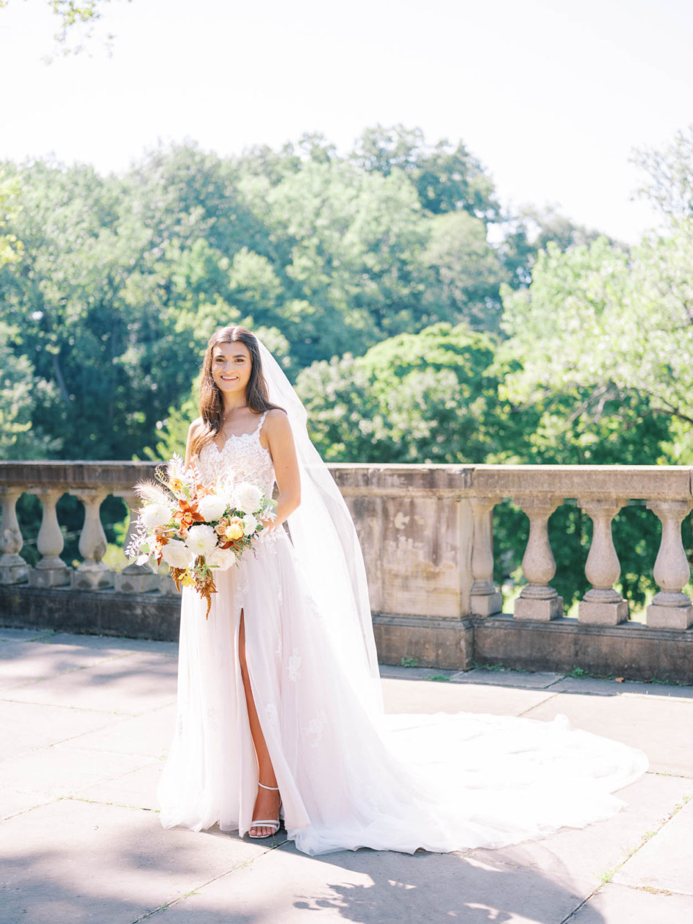 cleveland wedding photographed at Italian Cultural Gardens