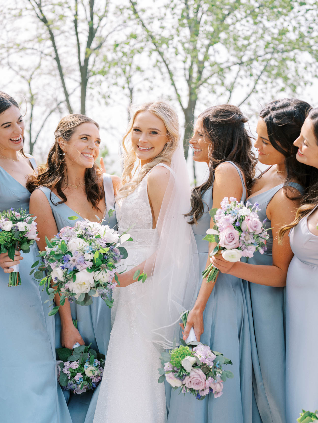 Bridesmaid portraits at Lakewood Park in Cleveland, Ohio