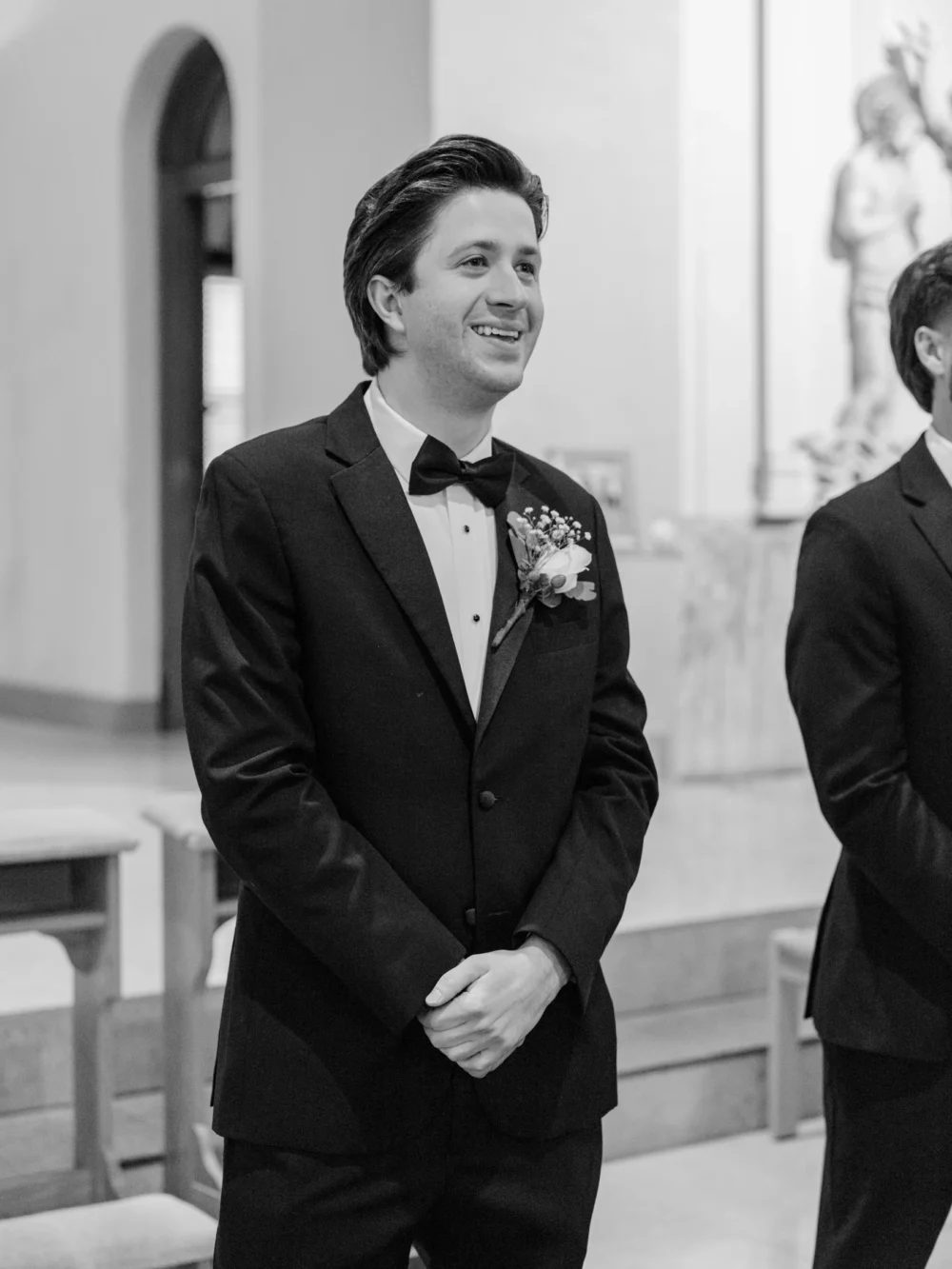 Wedding ceremony at Holy Rosary Church in Little Italy, Ohio