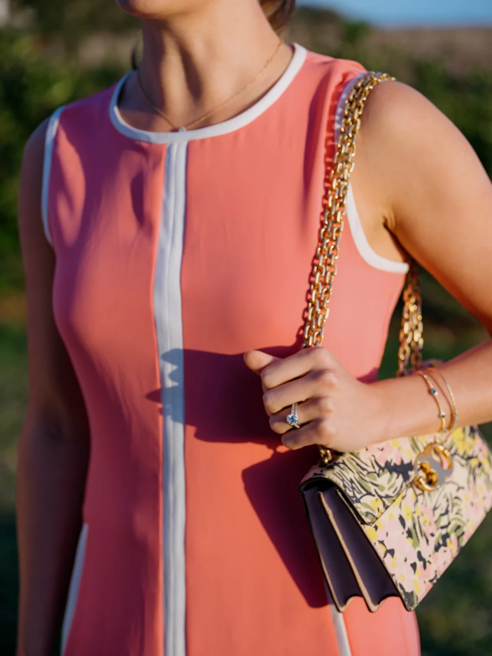bride with her ring after she said yes