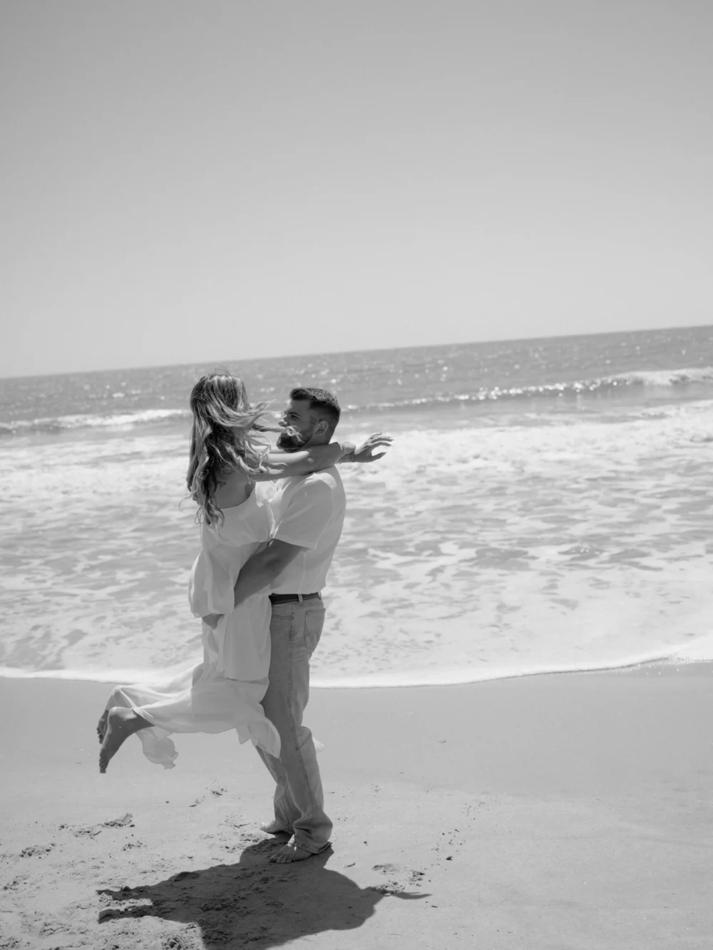Charleston beach engagement photos at Isle of Palms