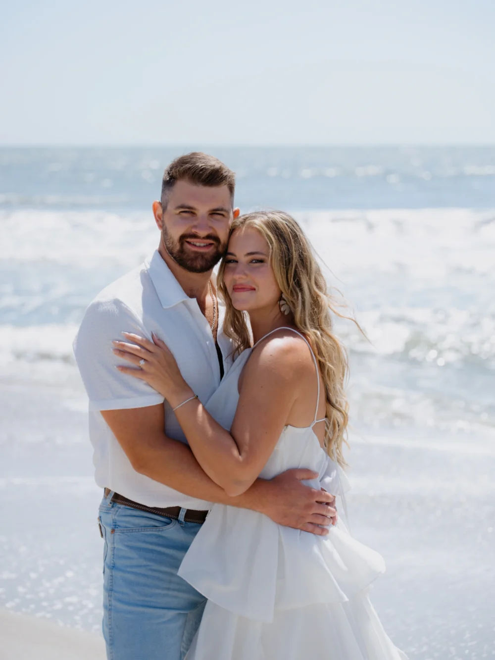 Charleston beach engagement photos at Isle of Palms