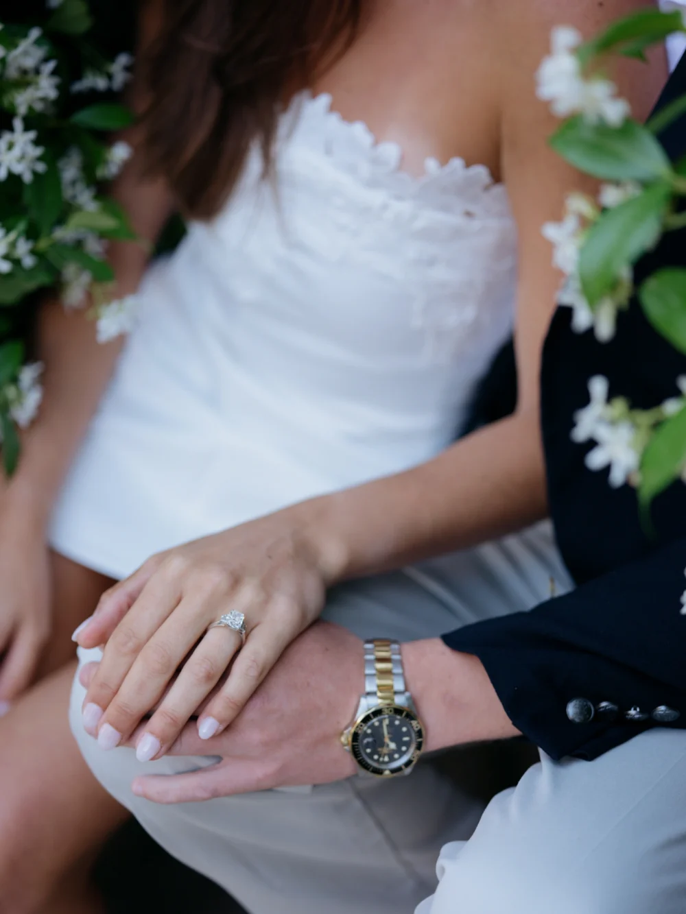 Charleston engagement photographer capturing spring downtown portraits