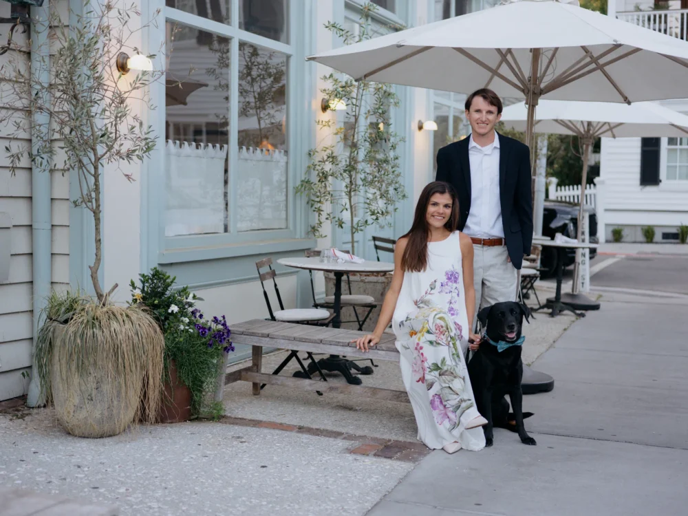 Romantic engagement session by Post House in Mount Pleasant, SC
